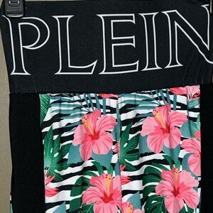 PLEIN SPORT floral print stretch leggings